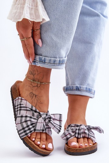 Moteriškos tapkės ant platformos Pilka Vero