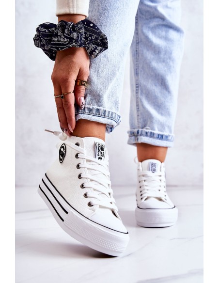 Women's Sneakers Big Star White GG274013