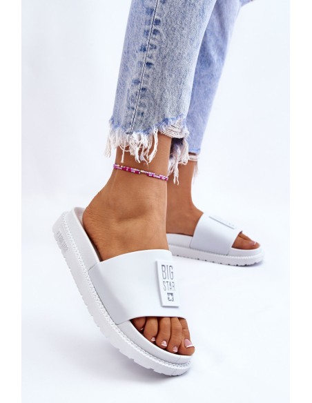 Women's Slippers Big Star LL274428 White