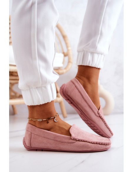 Women s Loafers Suede Pink Morreno