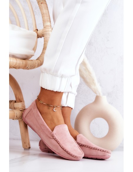 Women s Loafers Suede Pink Morreno