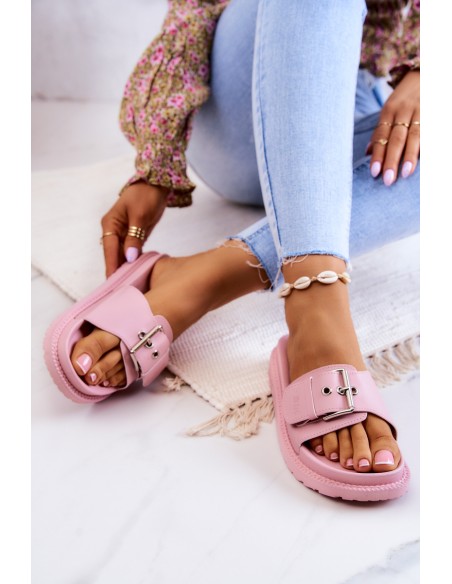 Classic Slippers Women's Big Star JJ274A308 Pink