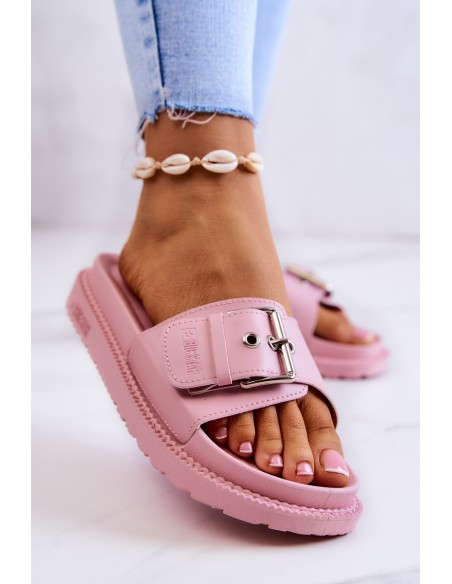 Classic Slippers Women's Big Star JJ274A308 Pink