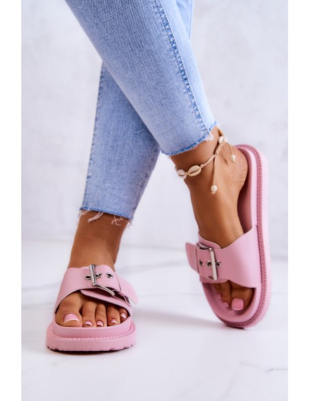 Classic Slippers Women's Big Star JJ274A308 Pink