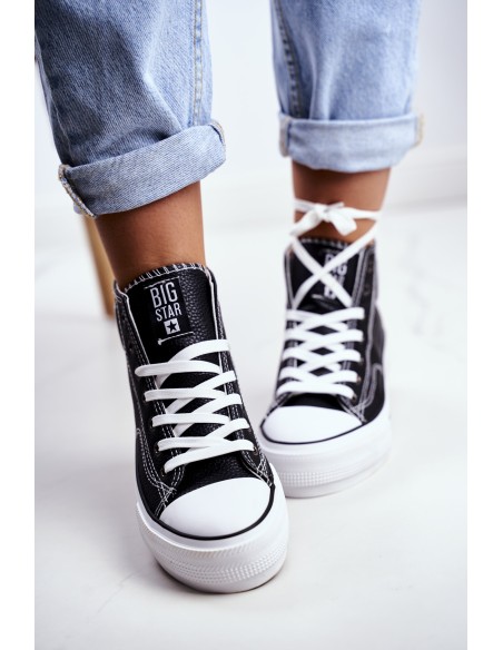 Women's Sneakers Big Star Black GG274012