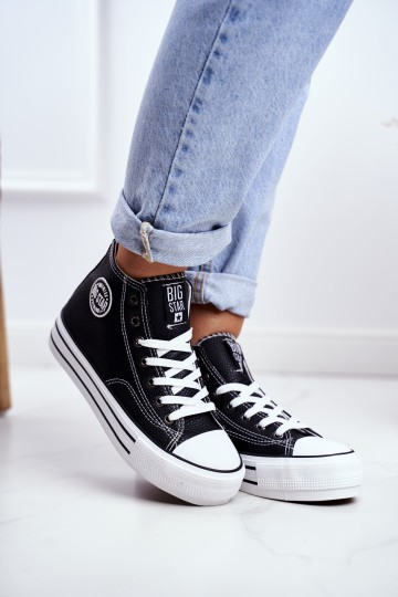 Women's Sneakers Big Star Black GG274012 2