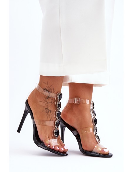 High Heeled Sandals D&A MR-16 Black