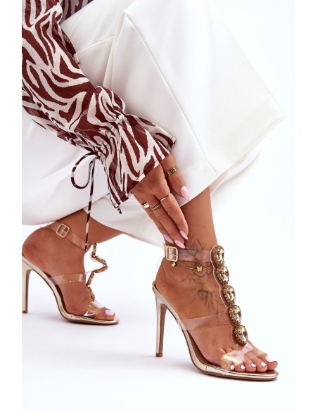 High Heeled Sandals D&A MR-16 Gold