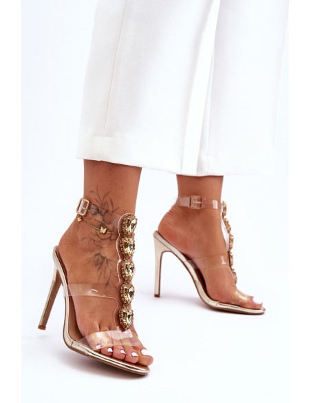 High Heeled Sandals D&A MR-16 Gold