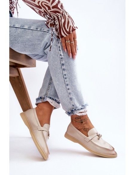 Women's Classic Moccasins Beige Cortez