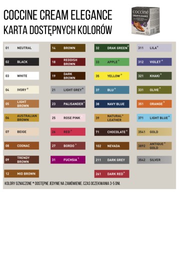 Coccine Cream Elegance Wax Paste for Veneer Leather 2