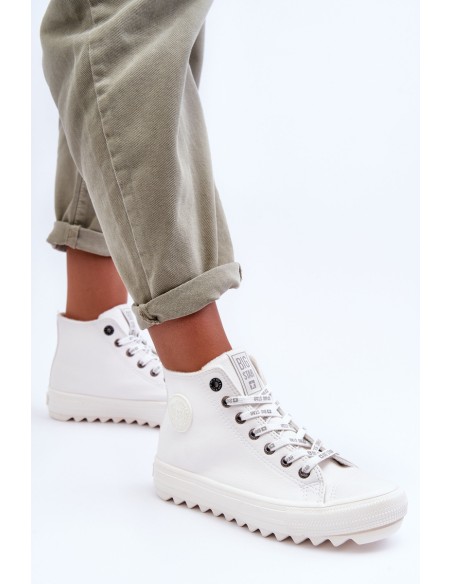 Women's Sneakers Big Star High Warm White GG274108