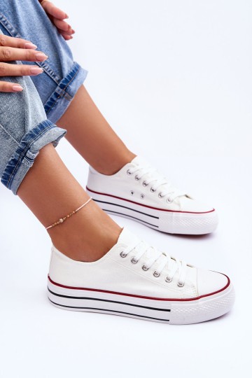 Classic Low Platform Sneakers White Jazlyn 2