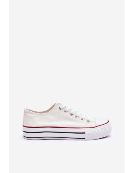 Classic Low Platform Sneakers White Jazlyn