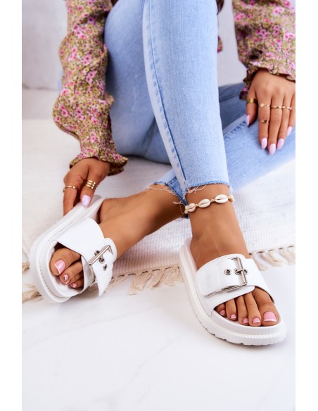 Classic Slippers Women's Big Star JJ274A309 White