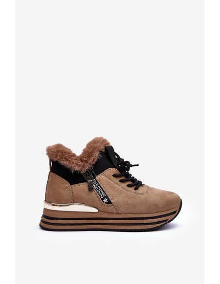 Sportiniai batai tamsiai smėlio spalvos