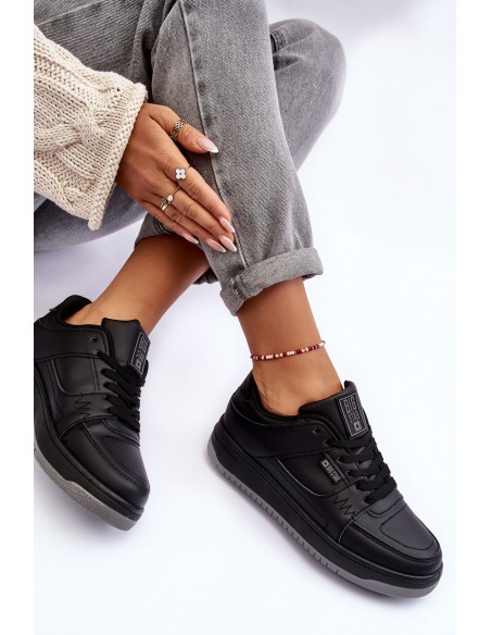 Women's Sporty Sneakers Big Star MM274353 Black