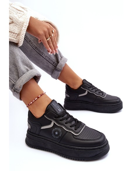 Women's Sport Sneakers Big Star MM274232 Black