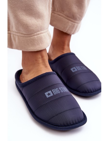 Women's Classic Slippers Navy Big Star KK274601
