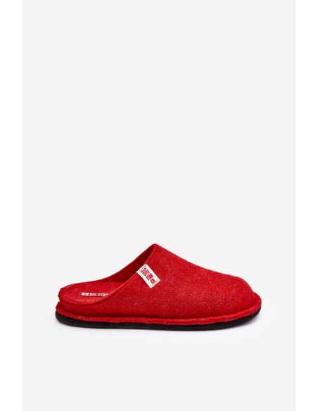 Women's Classic Slippers Big Star KK276012 Red
