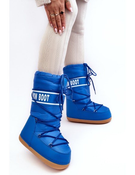 Women's High Snow Boots Blue Venila
