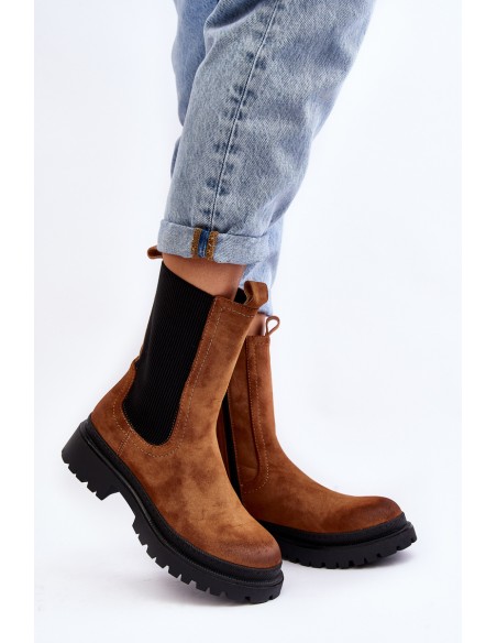 Moteriški batai su užtrauktuku Camel Samil