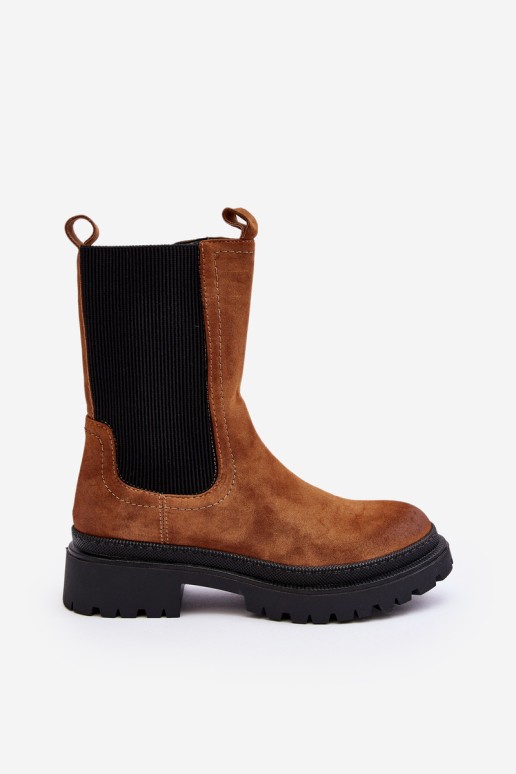 Moteriški batai su užtrauktuku Camel Samil