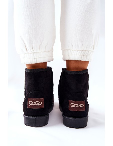 Snow Boots Fleece-lined Black Vicandi