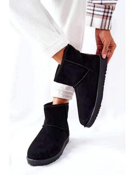 Snow Boots Fleece-lined Black Vicandi