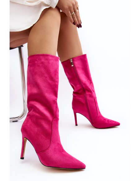Moteriški batai su kulniukais „Stiletto Fuchsia Odetteia“.