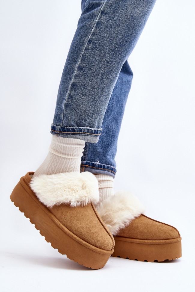 Women's snow boots with a thick sole Camel Starlyn