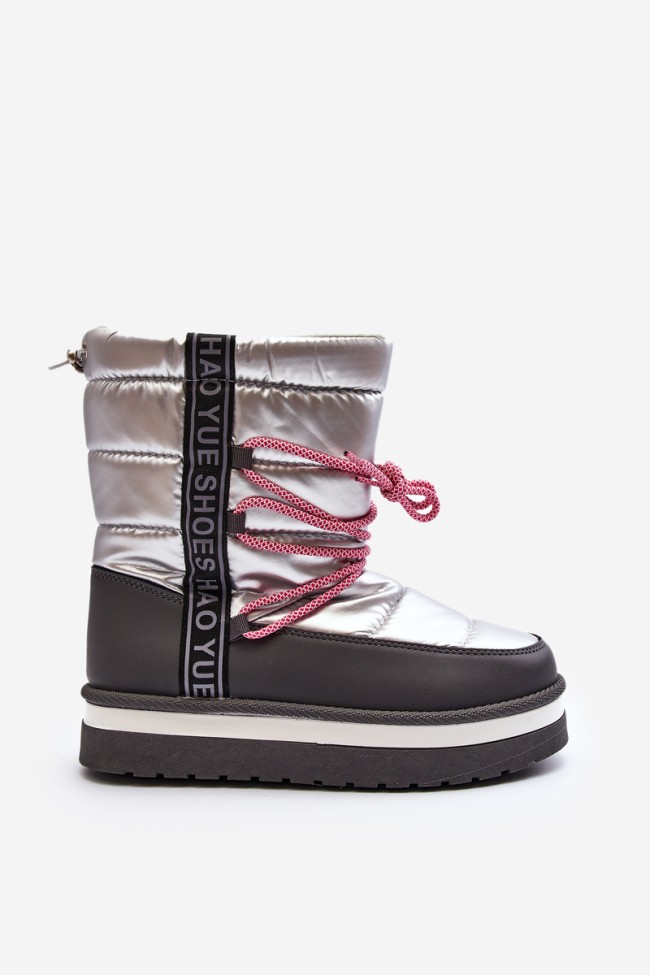 Women's Snow Boots with Silver Laces Lilara