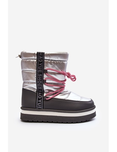 Women's Snow Boots with Silver Laces Lilara