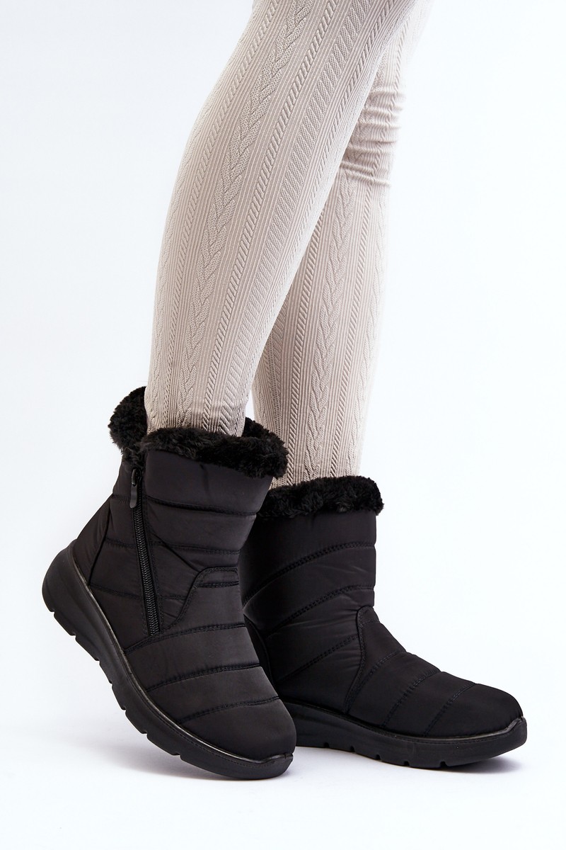 Warm shop wedge boots