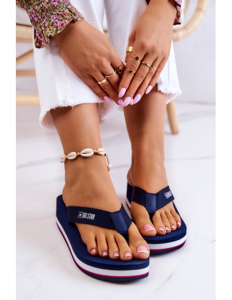 Moteriškos šlepetės ant pleišto Big Star