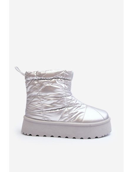 Moteriški sniego batai ant storos platformos