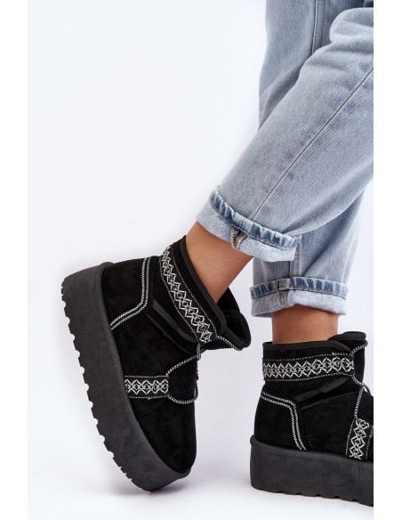 Moteriški ugg tipo batai juodi Milson