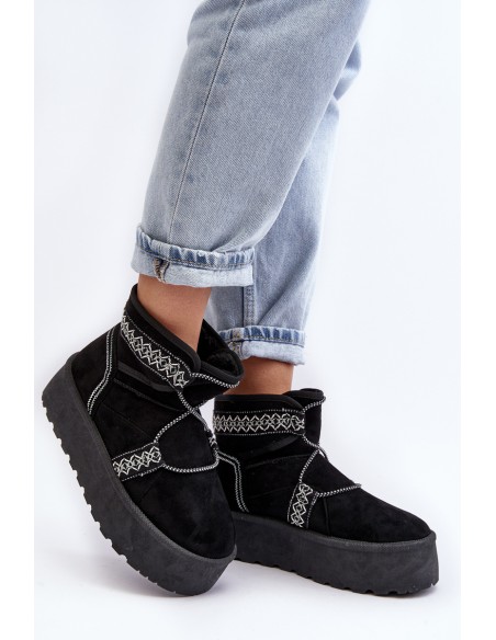 Moteriški ugg tipo batai juodi Milson