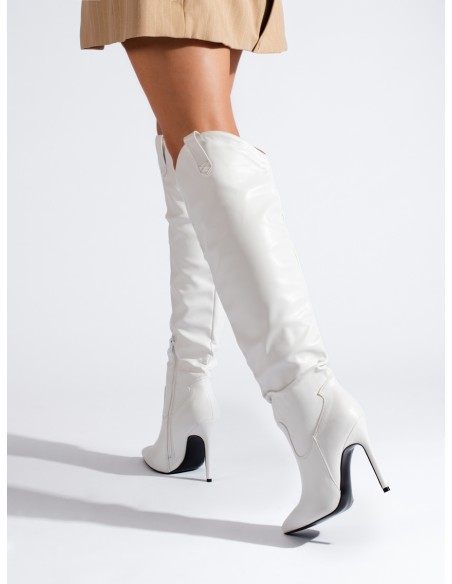 Shelovet moteriški balti aukštakulniai aulinukai