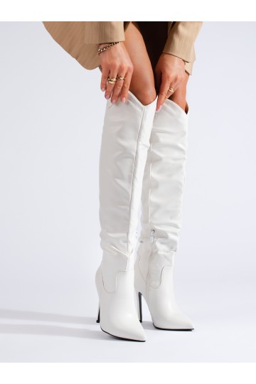 Shelovet moteriški balti aukštakulniai aulinukai