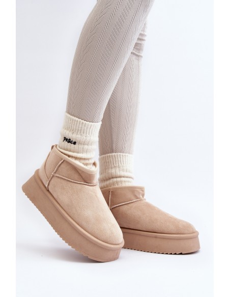 Moteriški sniego batai su storu padu