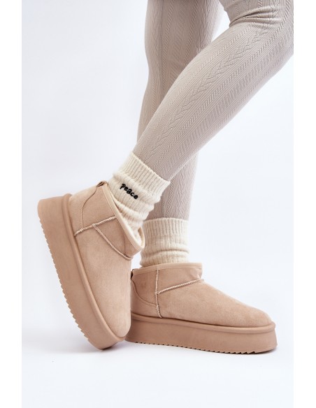 Moteriški sniego batai su storu padu