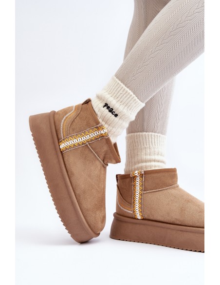 Sniego batai ant platformos