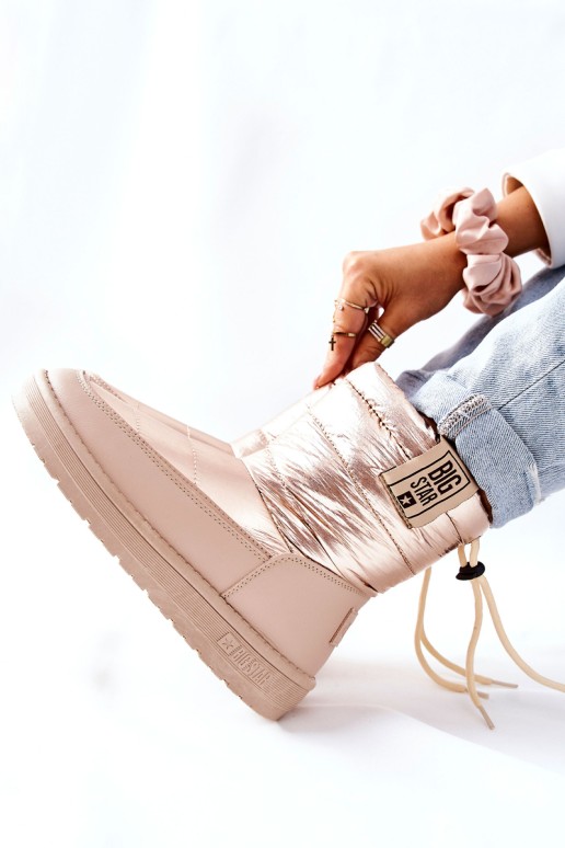Women's Snow Boots Big Star II274121 Beige
