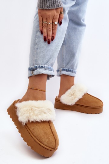 Women's snow boots on platform Camel Phiniopis 2