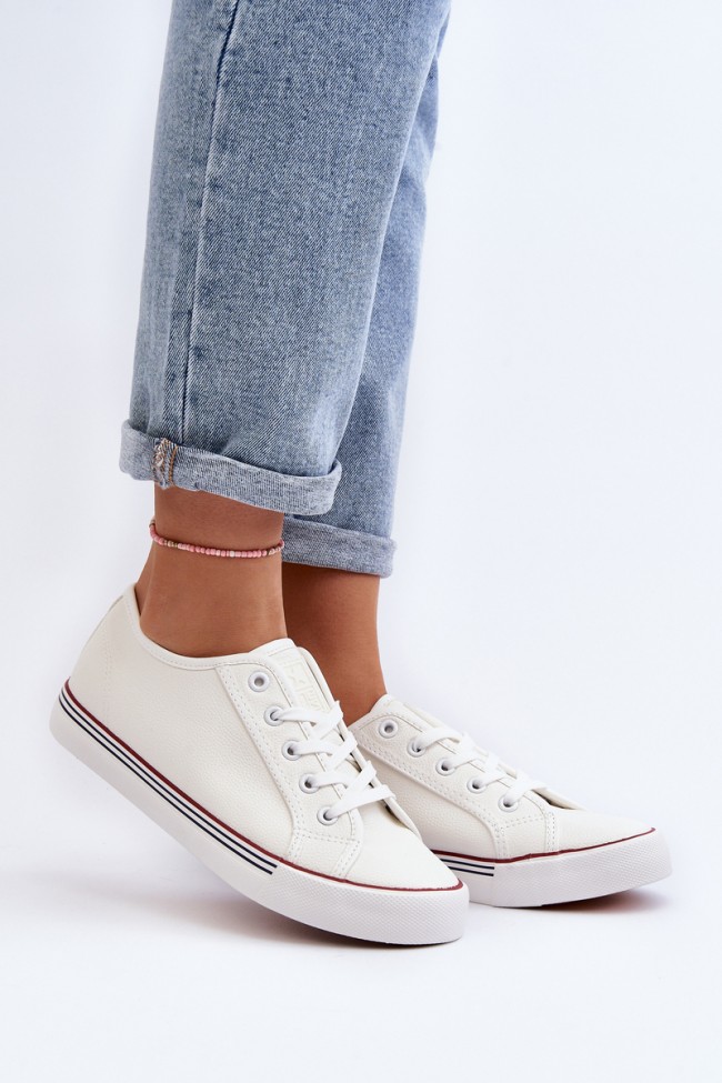 Women's Sneakers Made of Eco Leather White Lirean