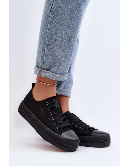 Women's Fabric Sneakers Black Staneva