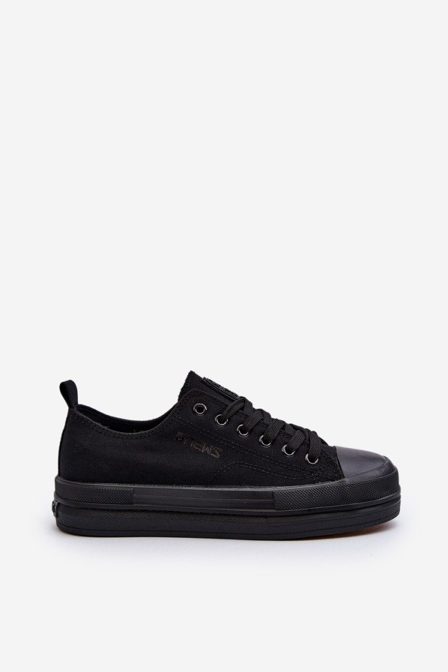 Women's Fabric Sneakers Black Staneva