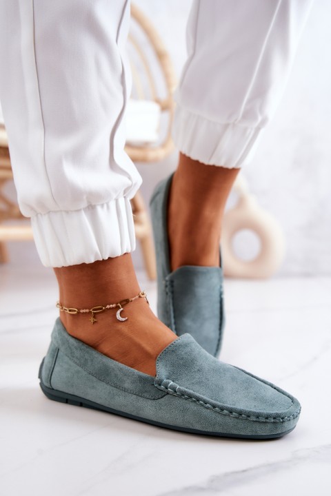 Women s Loafers Suede Mint Morreno