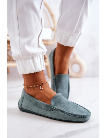Women s Loafers Suede Mint Morreno